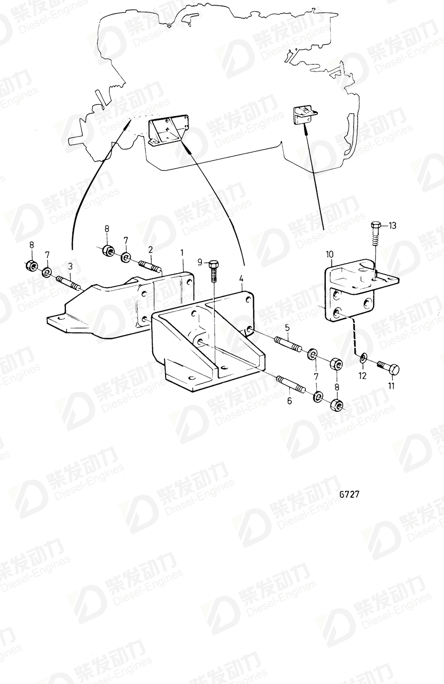 volvo penta Stud 953351 Drawing volvo penta Stud 953351 Drawing
